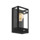 Eglo Alamonte Black Steel Outdoor Wall Light