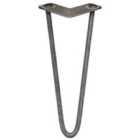 4 X Hairpin Leg - 12 - Unfinished - 2 Prong - 12M