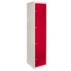 4 Door Locker - Red 380Mm X 450Mm X1800 Mm