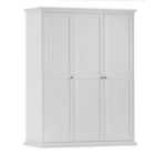 Furniture To Go Paris Wardrobe With 3 Doors In White