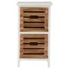 Interiors By PH 2 Drawer Chest MdfPaulownia Wood