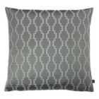 Ashley Wilde Nash Polyester Filled Cushion Polyester Cotton Fog/Dark Grey