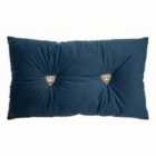 Paoletti Panther Pre-filled Cushion Polyester Navy