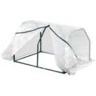 Outsunny Mini Greenhouse PVC Cover Steel Frame 99x71x60cm