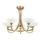Crossland Grove Lacey 5 Ceiling Lamp Antique Brass
