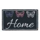 Eco-friendly Latex Backed Coir Door Mat, Home Butterflies