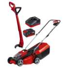 Einhell Power X-Change 18V Cordless Lawn Mower 30cm & Lawn Trimmer - 1 x 3.0Ah