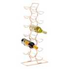 Interiors By Ph 6 Tier Wine Rack - Copper Finish