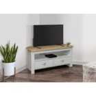 Birlea Highgate Corner TV Unit Grey And Oak