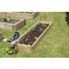 Forest Garden Caledonian Long Raised Bed - 140 x 450 x 1800mm