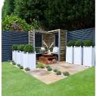 Forest Garden Firenze Corner Garden Arbour - 1800 x 1800mm