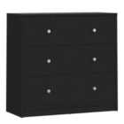 Furniture To Go May Chest Of 3 Drawers In Black