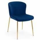Julian Bowen Set Of 2 Harper Dining Chairs - Blue