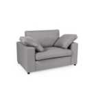 Alton Fabric Armchair Silver