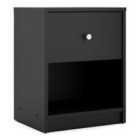 Furniture To Go May Bedside Table 1 Drawer In Black