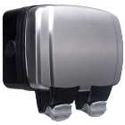 BG Decorative Weatherproof Double Switched Power Socket with RCD - 13A