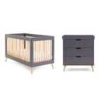 Obaby Maya 2 Piece Room Set Slate With Natural