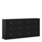 Furniture To Go May Chest Of 6 Drawers (3+3) In Black