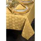 Waterside 9 Piece Gold Geo Table Linen Set