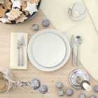 Amalfi Table Cloth 230 Rnd - Ivory