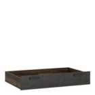 Furniture To Go Brooklyn Underbed Drawer In Walnut And Dark Matera Grey