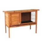 Charles Bentley Raised Pet Hutch - Natural Wood