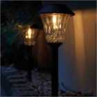 Luxform Pack Of 4 St Tropez Solar Postlight