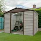 Yardmaster Shiplap Metal Shed 10 x 12ft with Floor Support Frame