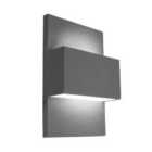 Norlys Geneve E27 Wall Lantern - Grey