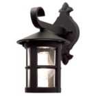 Elstead Lighting Hereford 1 Light Wall Down Lantern - Black