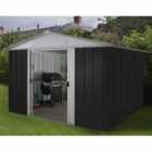 Yardmaster Castleton No Floor Metal Apex Shed 10 x 8ft
