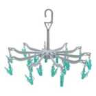 Jvl 10 Arm Folding Sock Dryer Complete With 20-piece Pegs