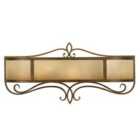 Justine 2 Light Wall Light Astral Bronze