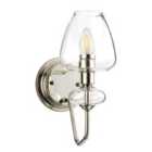 Armand 1 Light Wall Light Polished Nickel