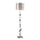 Fragment 1 Light Floor Lamp Silver