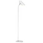 Quinto 1 Light Floor Lamp White Aged Brass