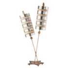 Nettle Luxe 2 Light Table Lamp Silver