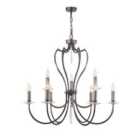 Pimlico 9 Light Chandelier Dark Bronze