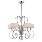 Madison Manor 5 Light Chandelier Imperial Silver