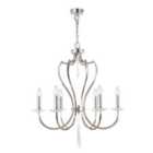Pimlico 6 Light Chandelier Polished Nickel
