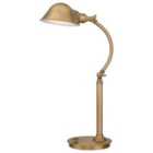 Thompson LED Table Lamp in Aged Brass