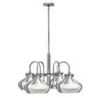 Congress 4 Light Chandelier Chrome