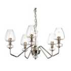 Armand 5 Light Chandelier Polished Nickel