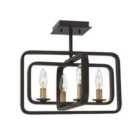 Quentin 4 Light Pendant Chandelier Buckeye Bronze