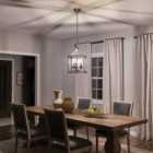 Larkin 3 Light Medium Pendant Brushed Nickel