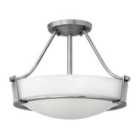 Hathaway 2 Light Small Semiflush Antique Nickel