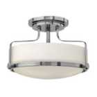 Harper Small Semi Flush Polished Chrome