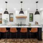 Brynne 1 Light Medium LED Pendant Flat White/Chrome