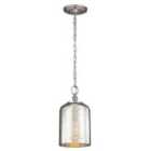 Hounslow 1 Light Mini Pendant Brushed Steel