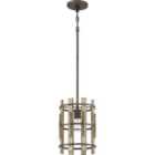 Wood Hollow Mini Pendant